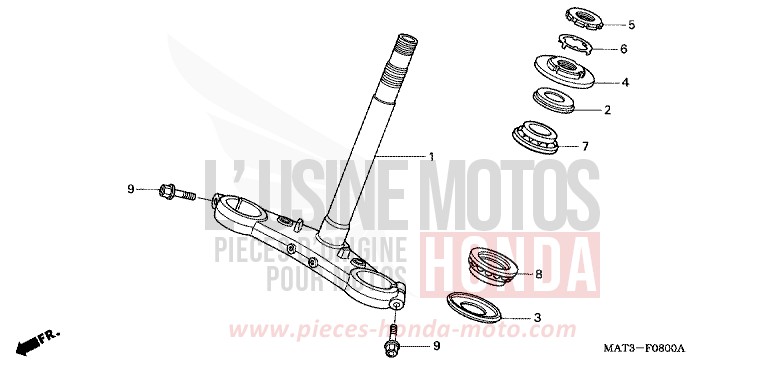 LENKSCHAFT von Super Blackbird CANDY GLORY RED-U (R101) von 2000